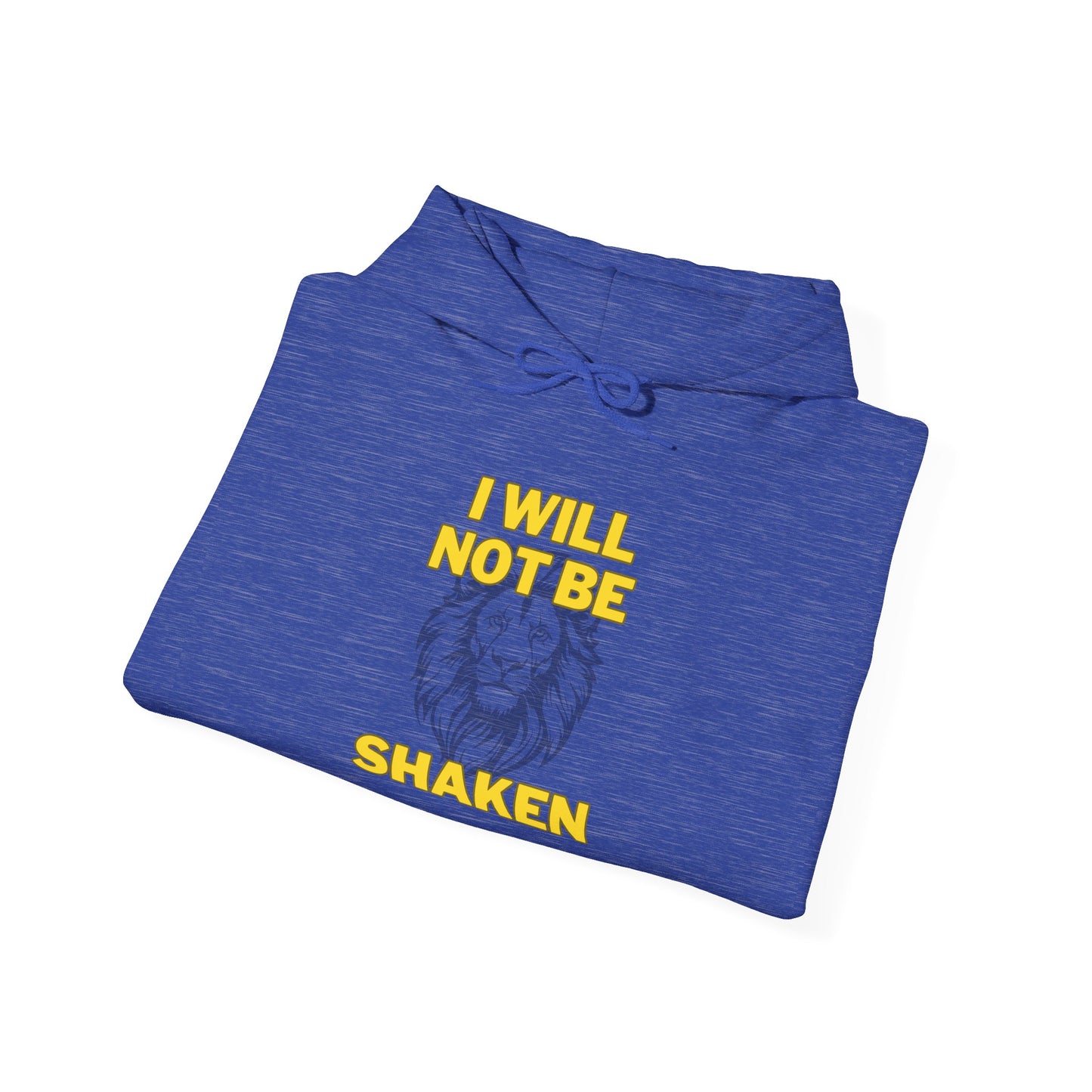 I Will Not Be Shaken Mid-Weight Unisex Hoodie