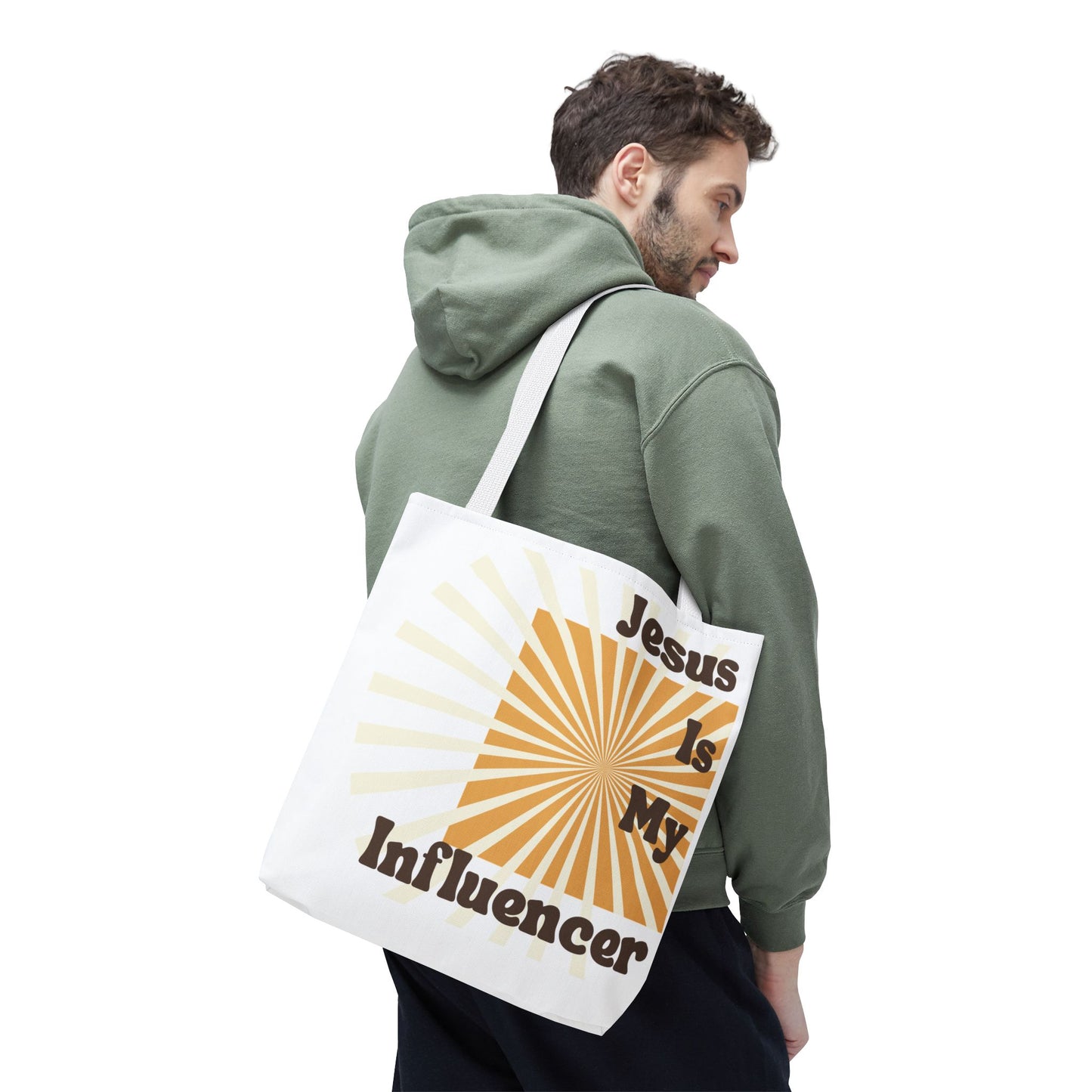 Jesus Is My Influencer Tote Bag