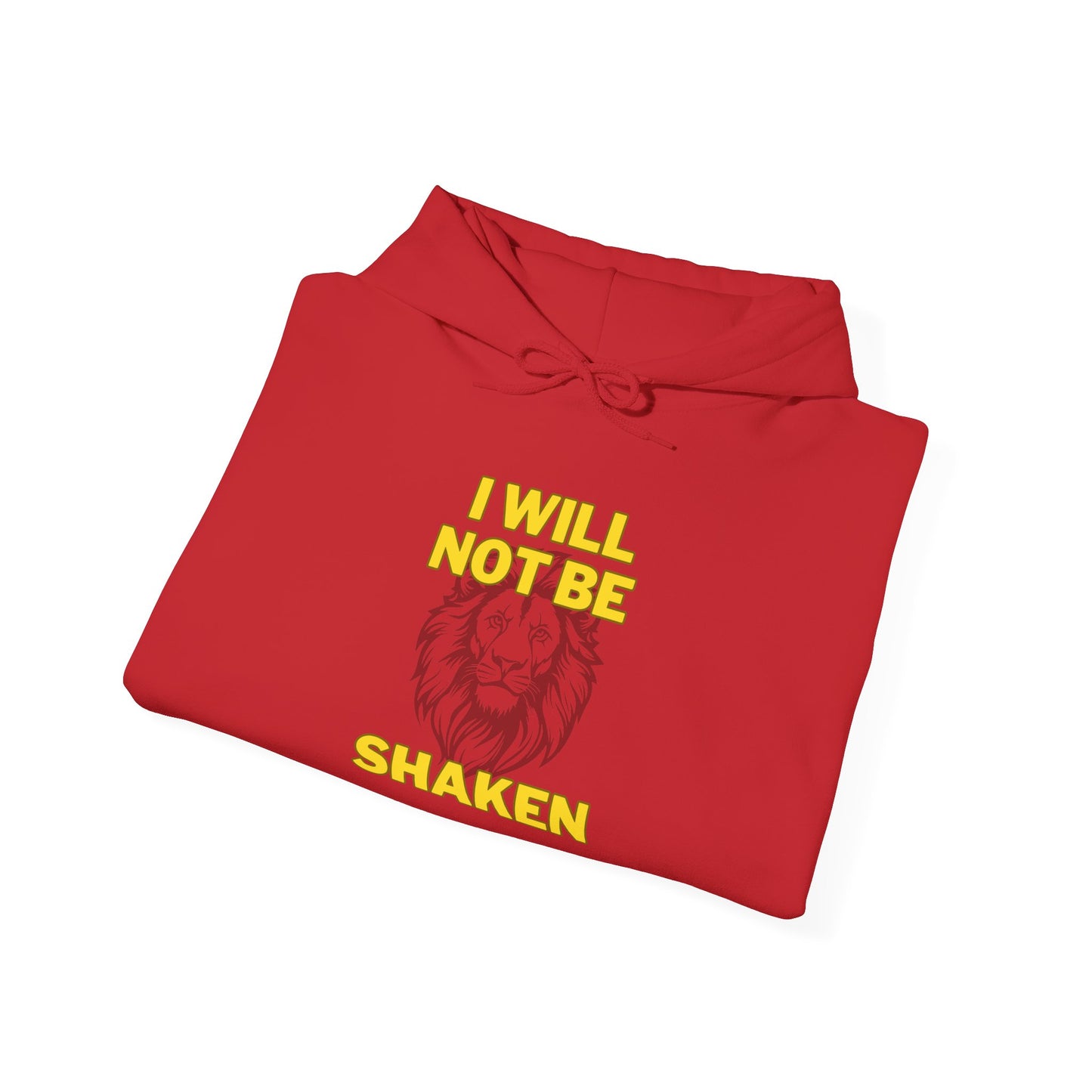 I Will Not Be Shaken Mid-Weight Unisex Hoodie