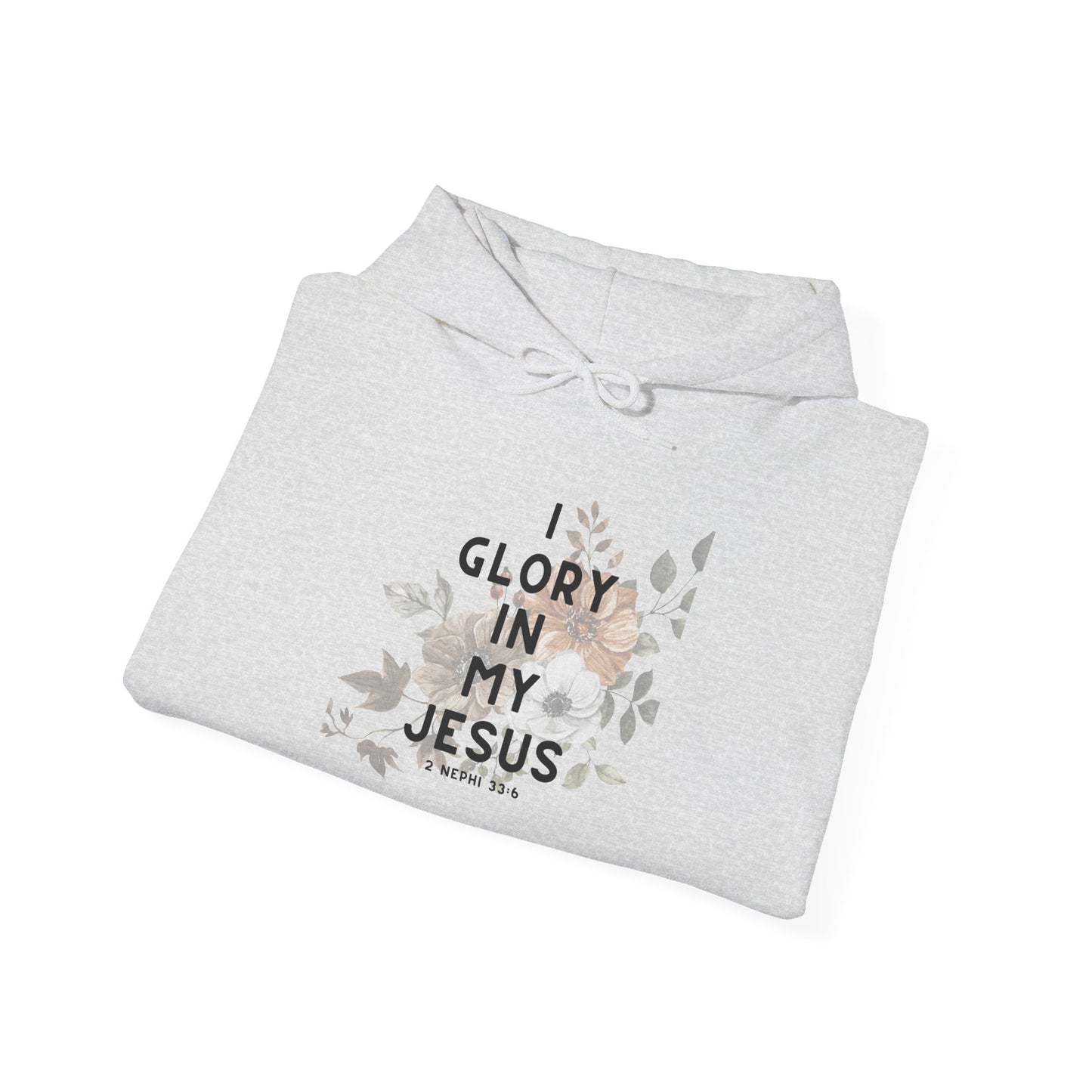 I Glory in My Jesus Mid-Weight Unisex Hoodie