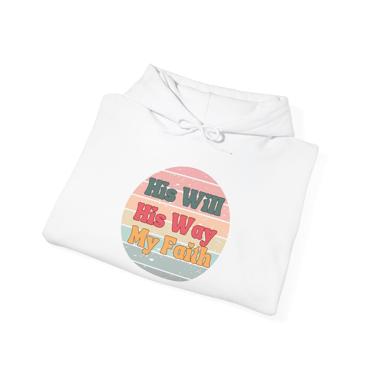 His Will His Way My Faith Mid-Weight Unisex Hoodie