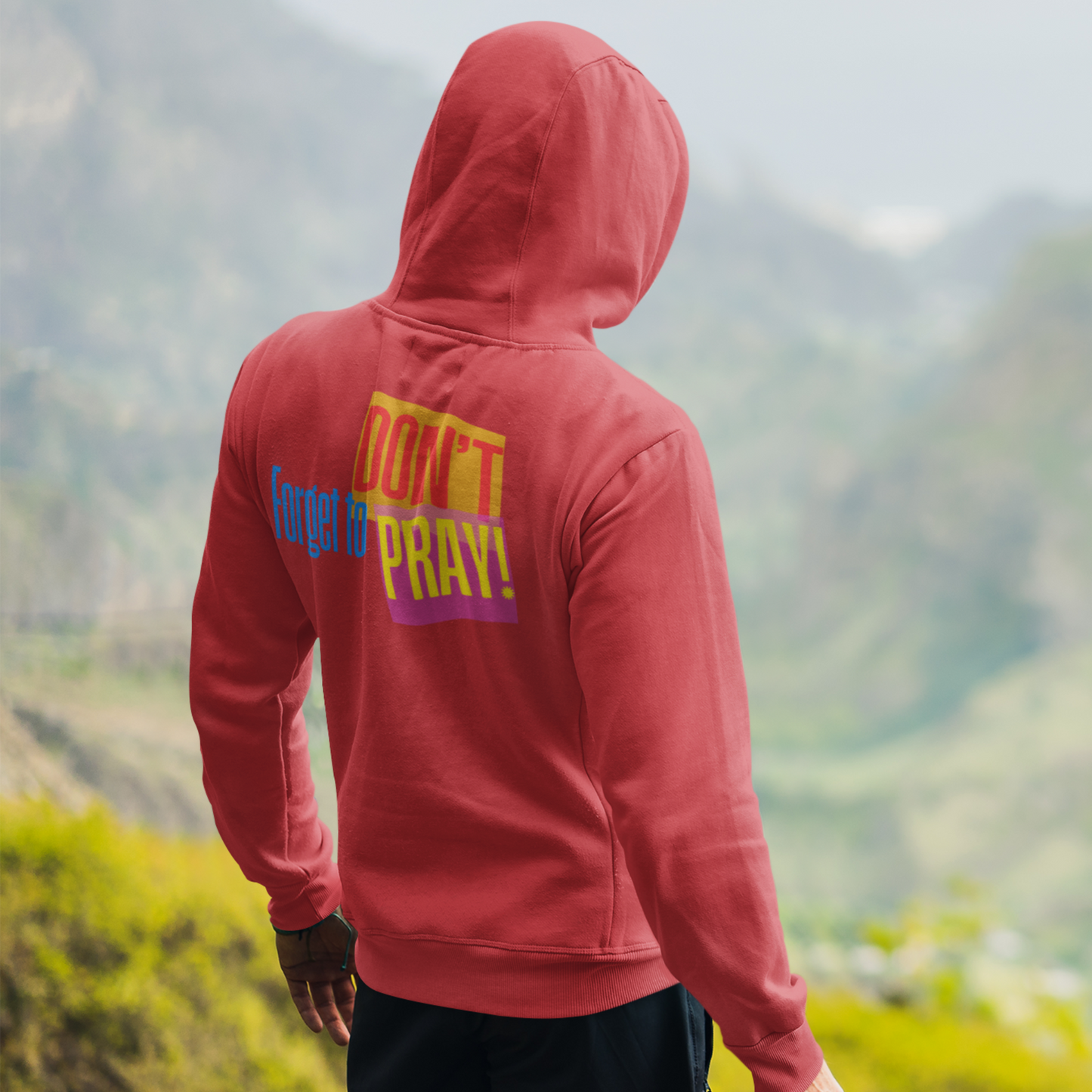 Don't Forget to Pray! Unisex Heavyweight Hoodie