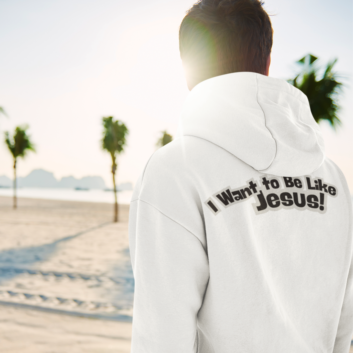 I Want to Be Like Jesus! Mid-Weight Unisex Hoodie