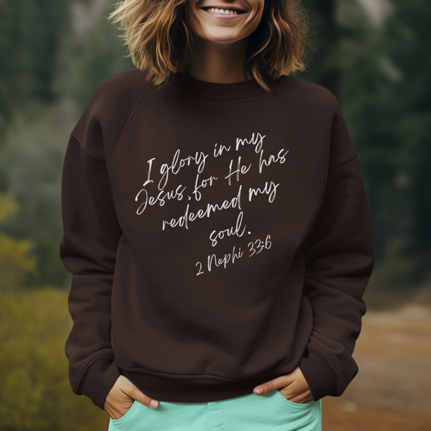I Glory in My Jesus Unisex Sweatshirt