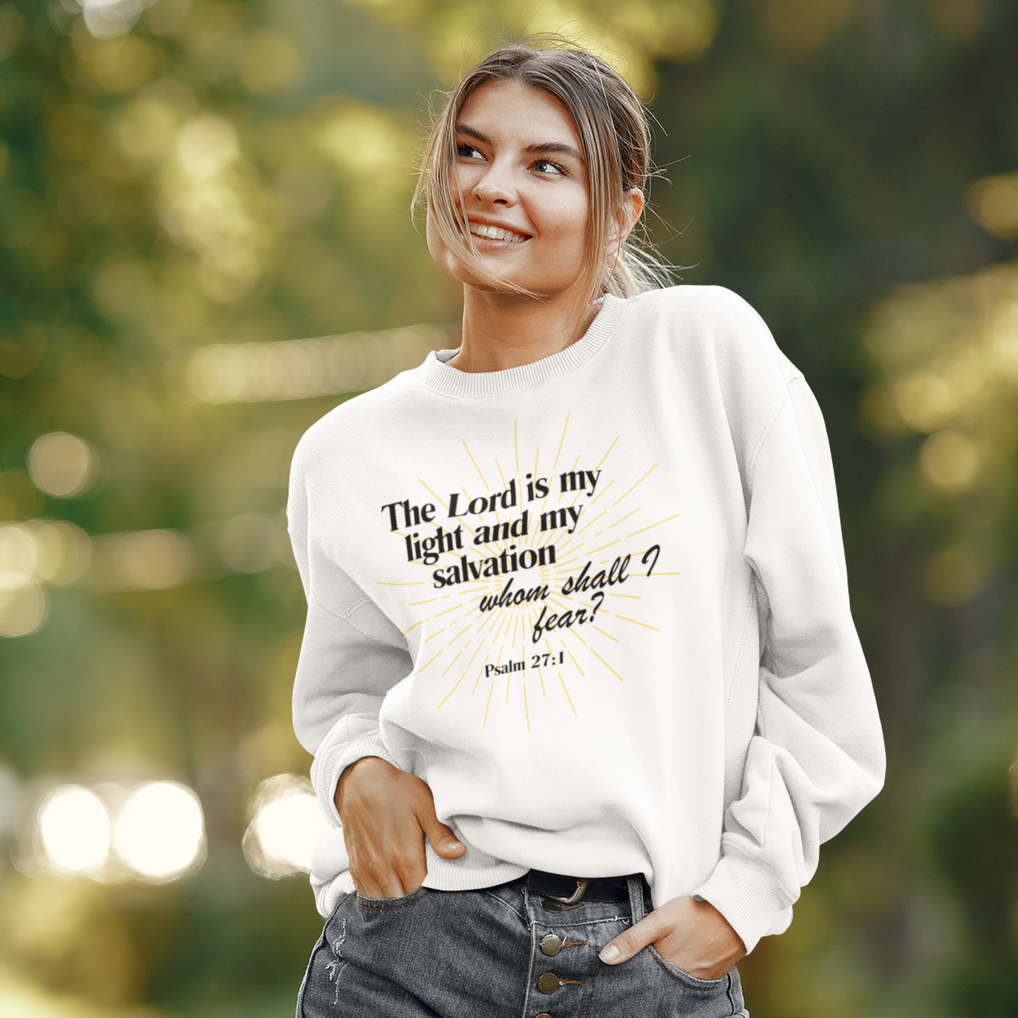 The Lord is my Light Unisex Sweatshirt