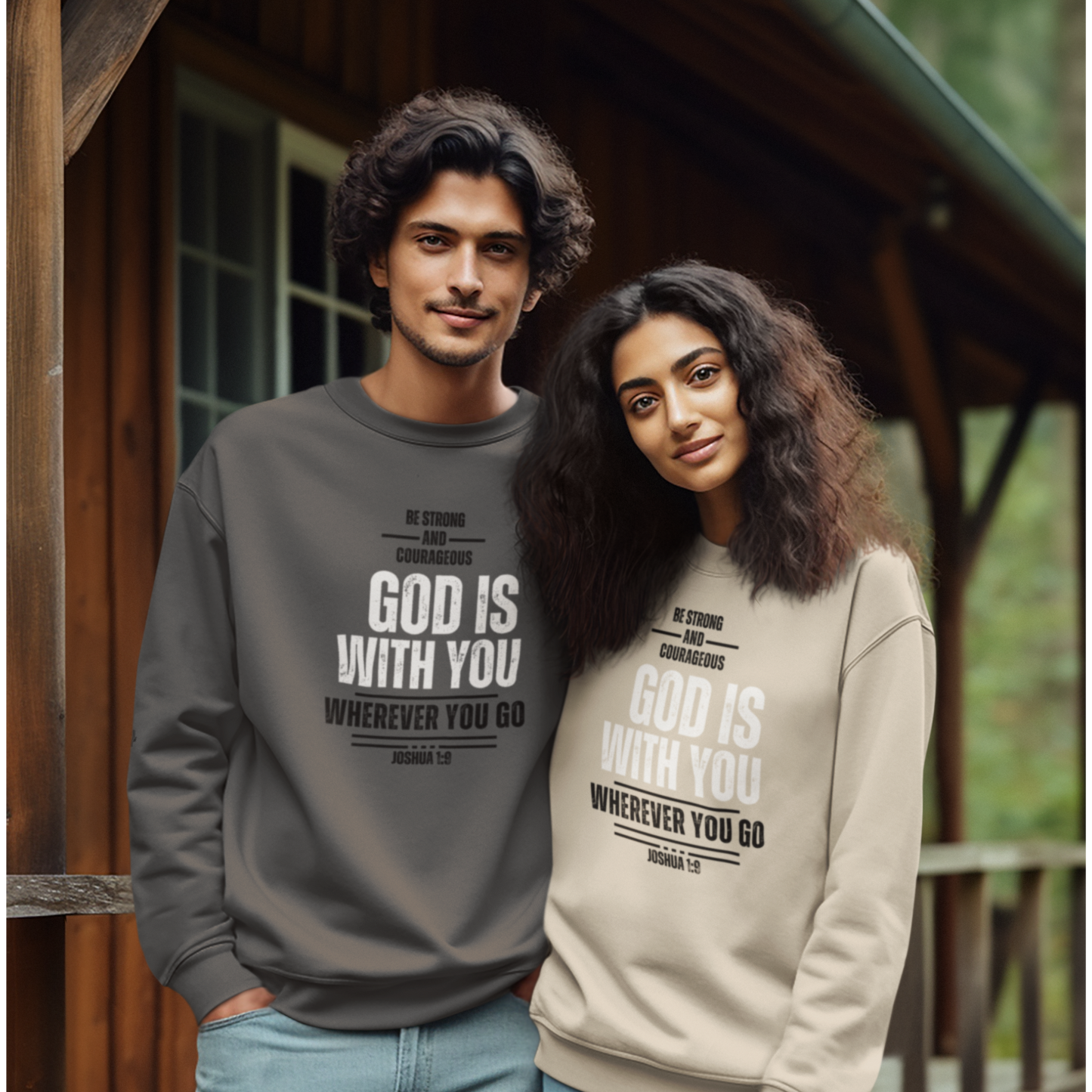 Be Strong and Courageous Unisex Sweatshirt