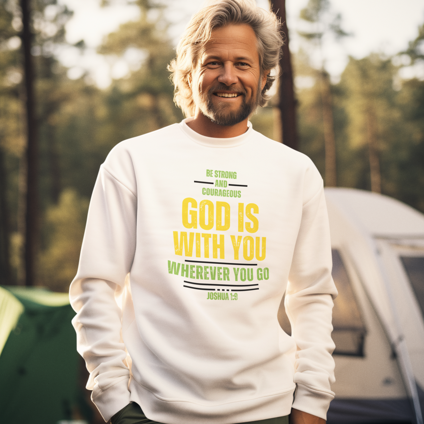 Be Strong and Courageous Unisex Sweatshirt