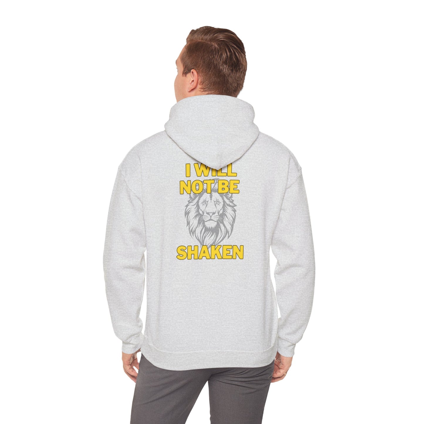 I Will Not Be Shaken Mid-Weight Unisex Hoodie