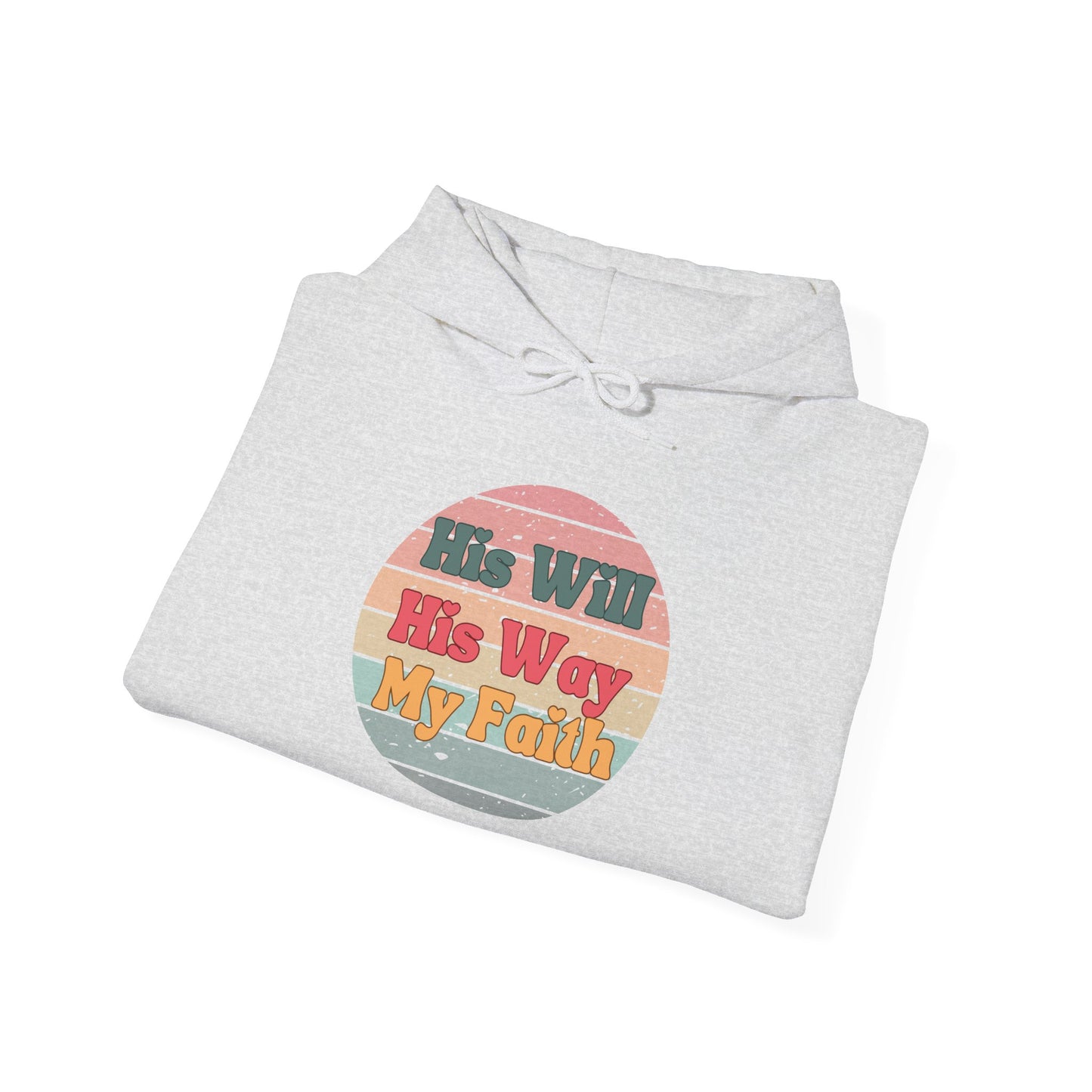 His Will His Way My Faith Mid-Weight Unisex Hoodie