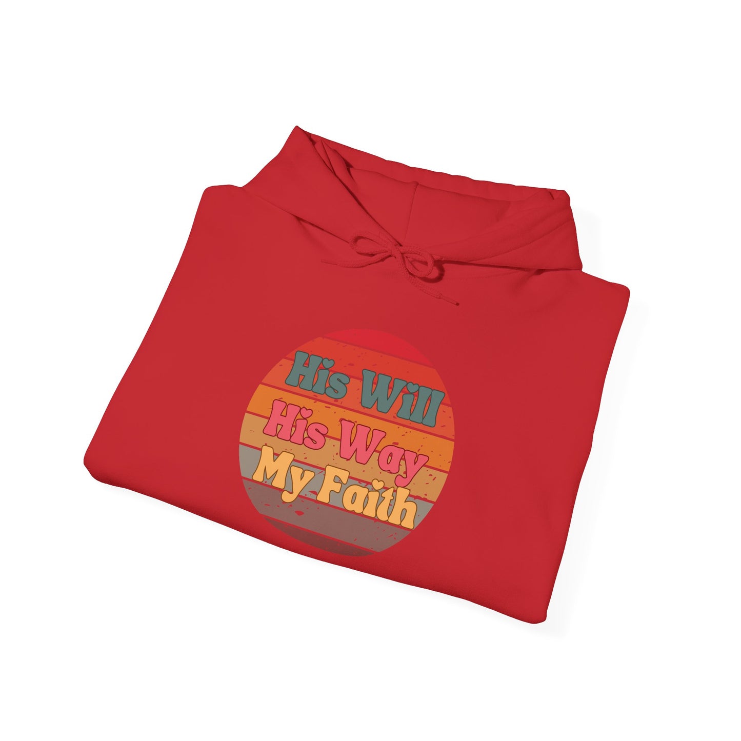 His Will His Way My Faith Mid-Weight Unisex Hoodie