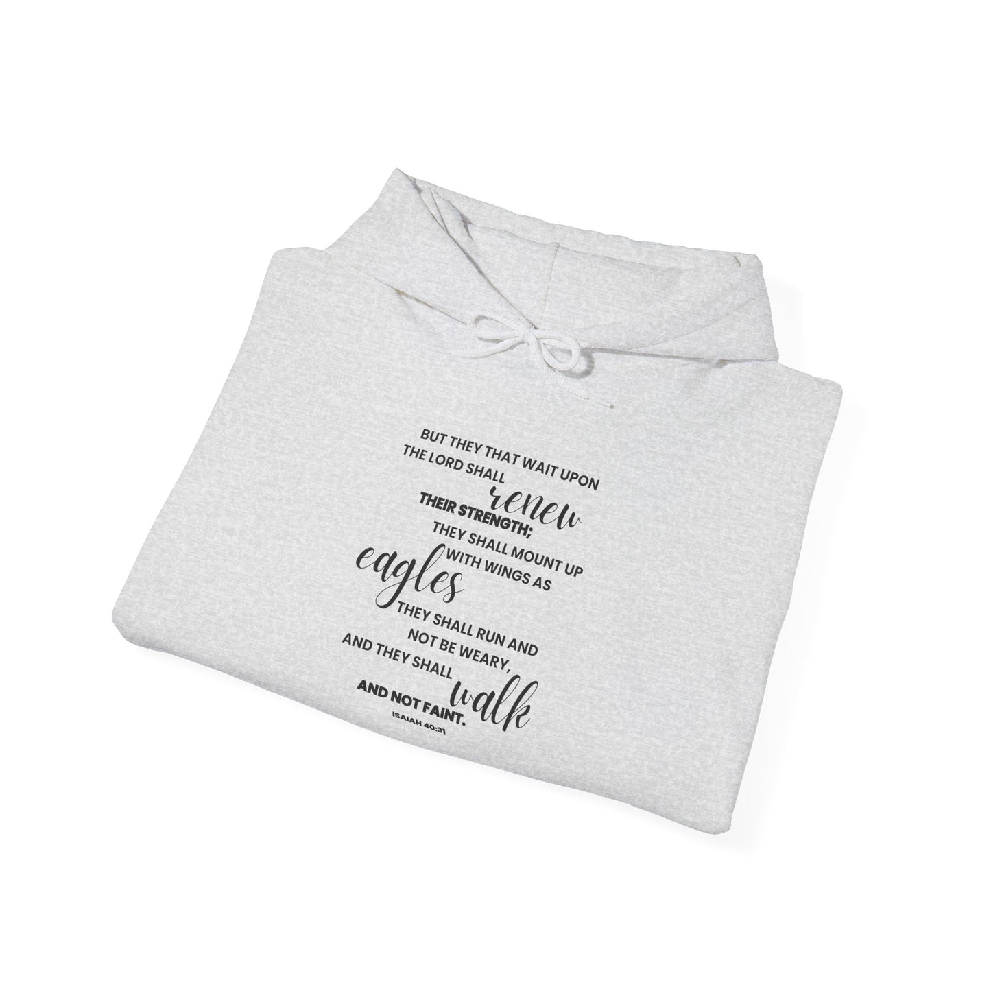 But they that wait upon the Lord Unisex Heavyweight Hoodie