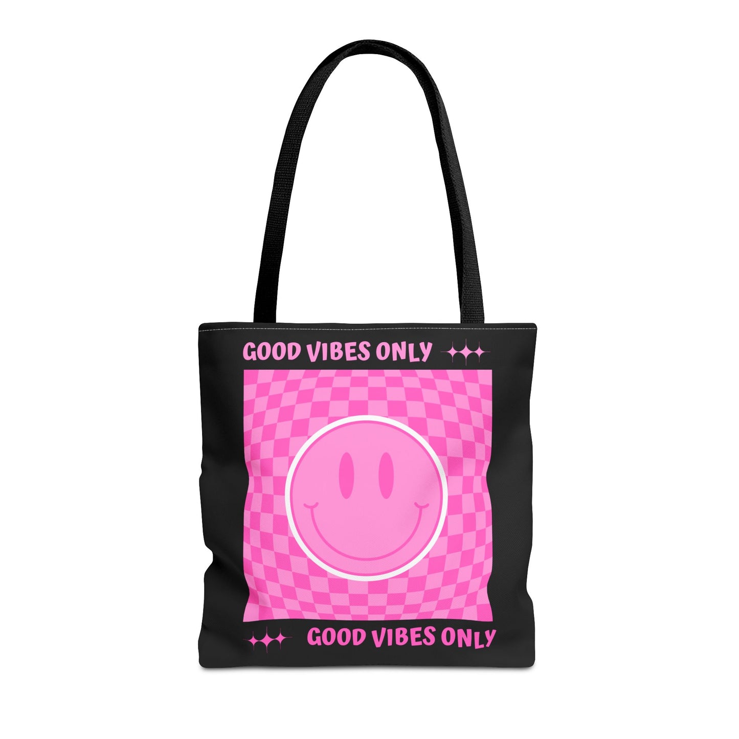 Good Vibes Only Black Tote Bag