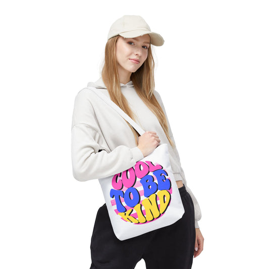 Cool to Be Kind White Tote Bag