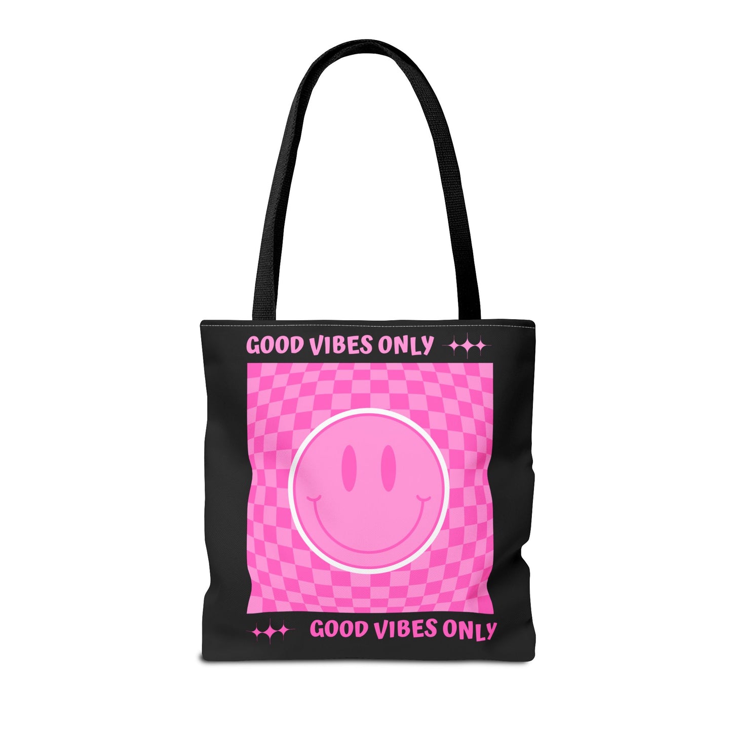 Good Vibes Only Black Tote Bag