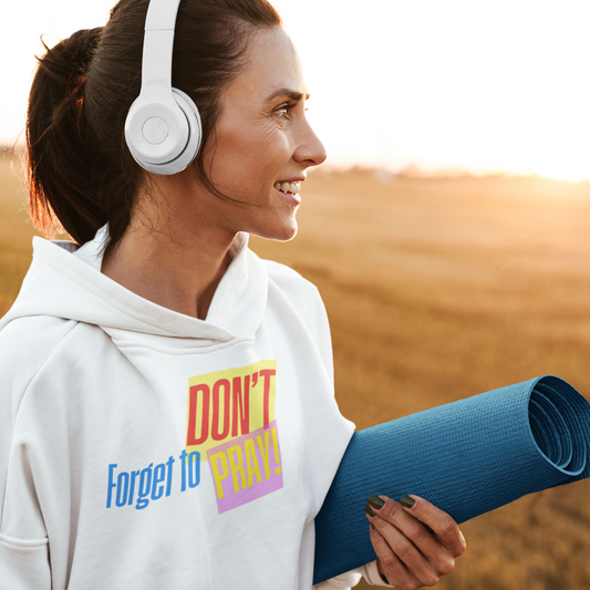 Don't Forget to Pray! Unisex Heavyweight Hoodie