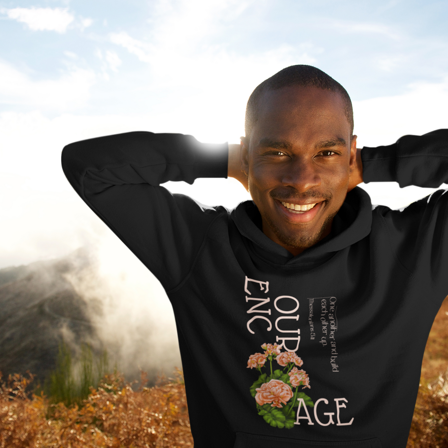 Encourage One Another Mid-Weight Unisex Hoodie