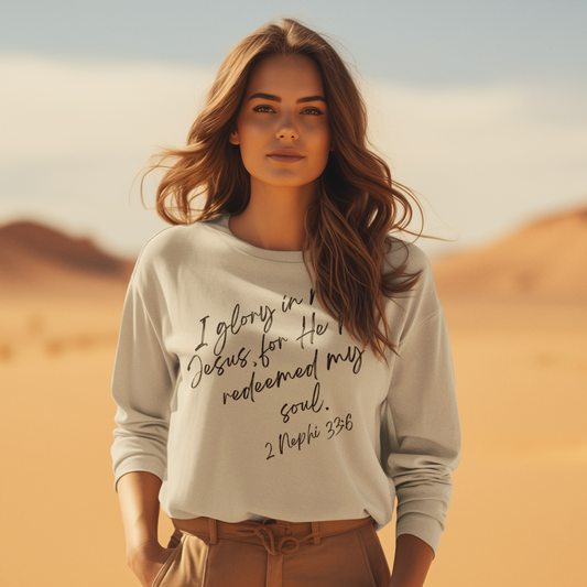 I Glory in My Jesus Unisex Sweatshirt