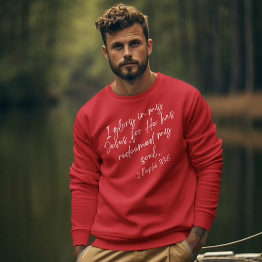 I Glory in My Jesus Unisex Sweatshirt