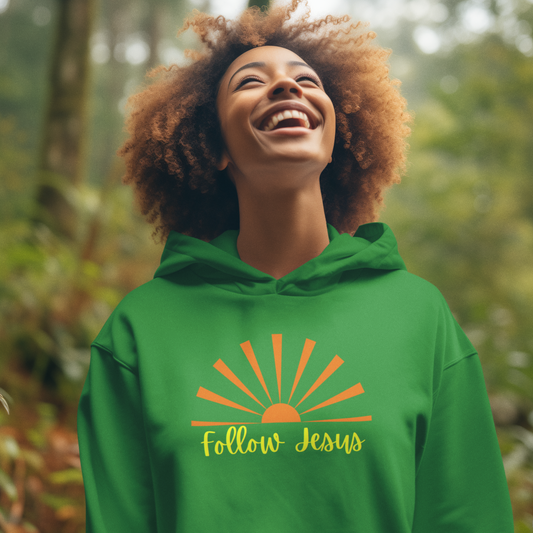 Follow Jesus Unisex Mid-Weight Hoodie