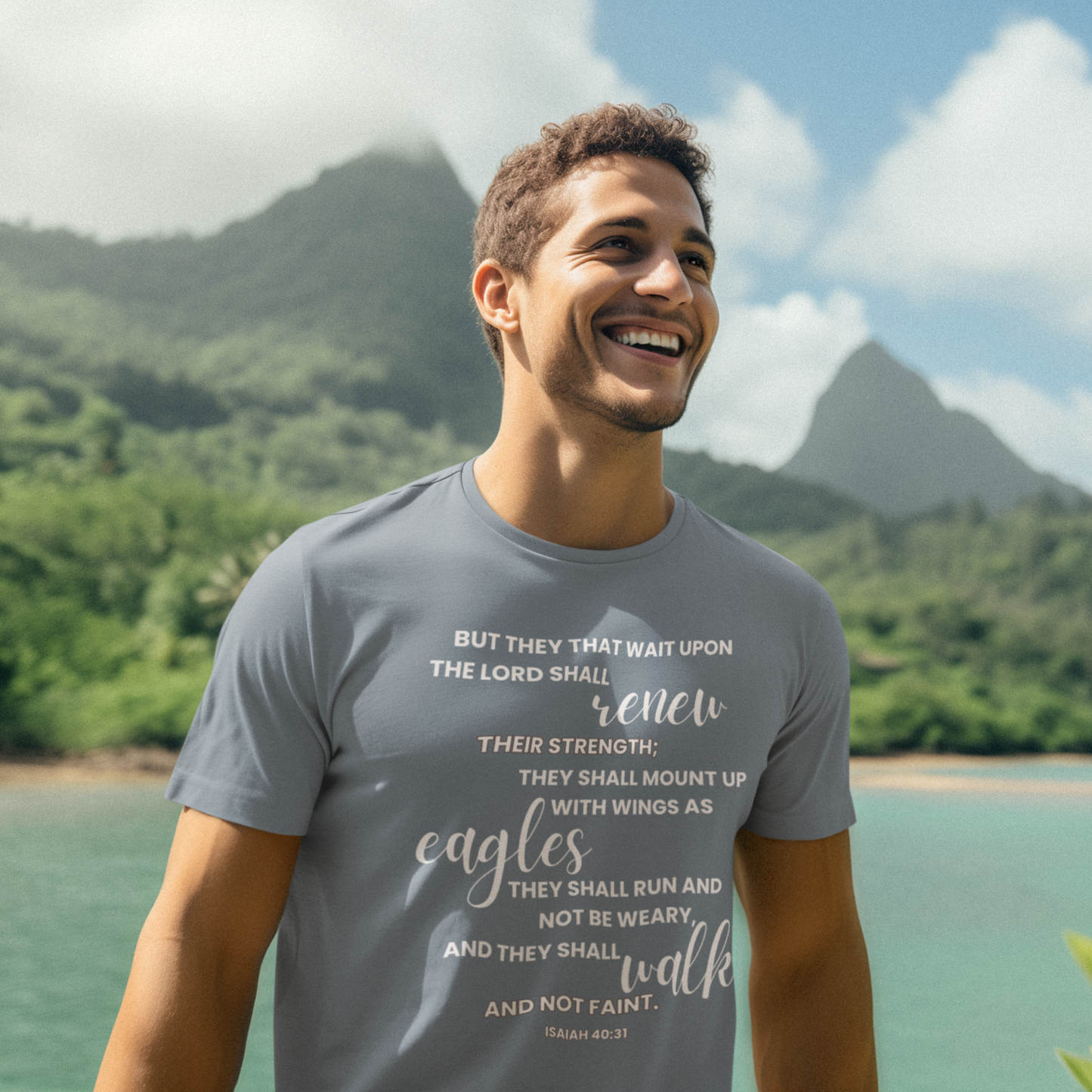 But They That Wait Upon The Lord Unisex Tee