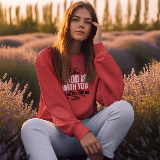 Be Strong and Courageous Unisex Sweatshirt