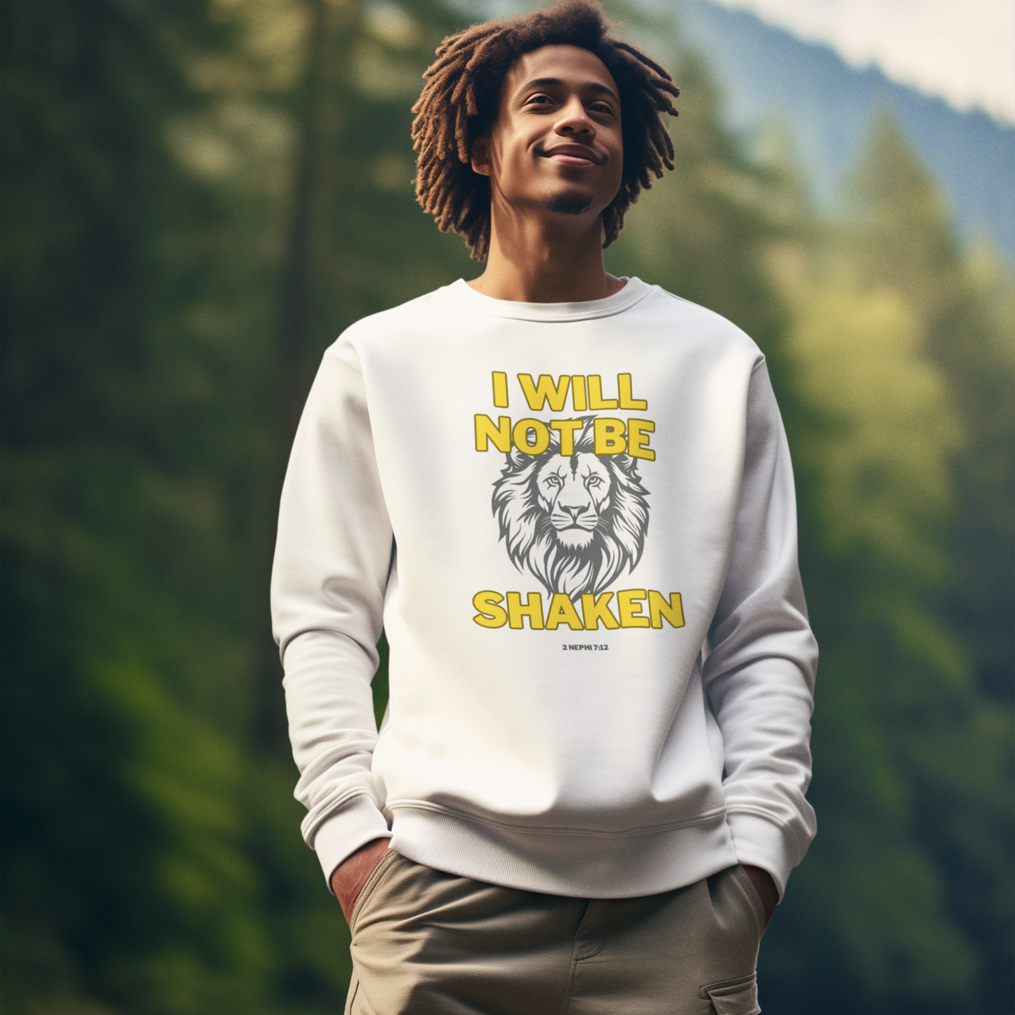 I Will Not Be Shaken Unisex Sweatshirt