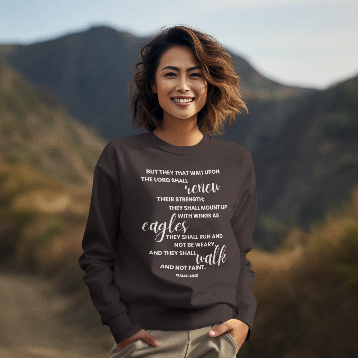 But They That Wait Upon The Lord Unisex Sweatshirt