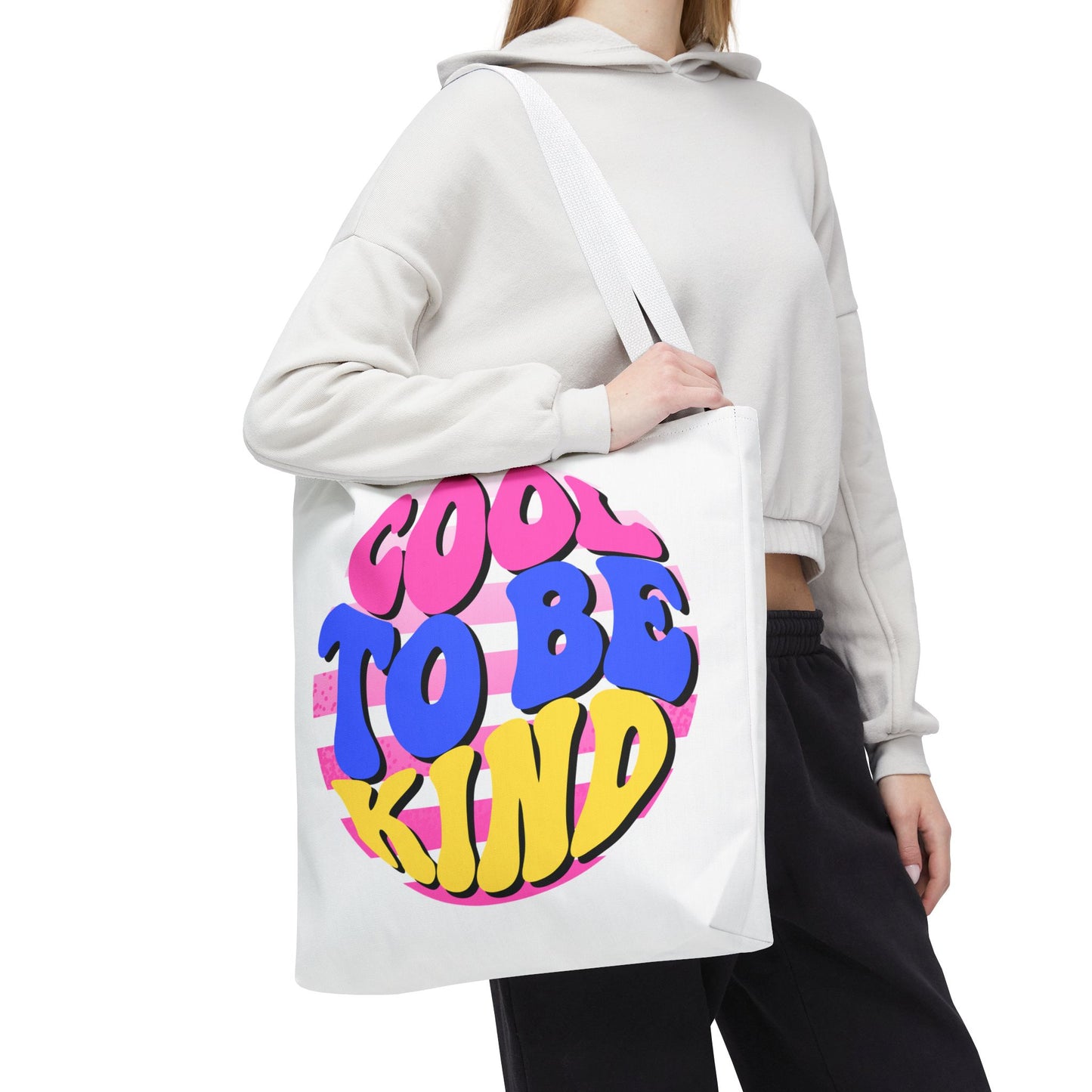 Cool to Be Kind White Tote Bag